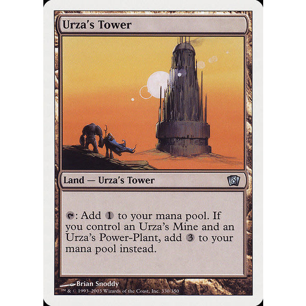 Magic: The Gathering Urza's Tower (330) Heavily Played