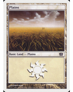 Magic: The Gathering Plains (331) Lightly Played