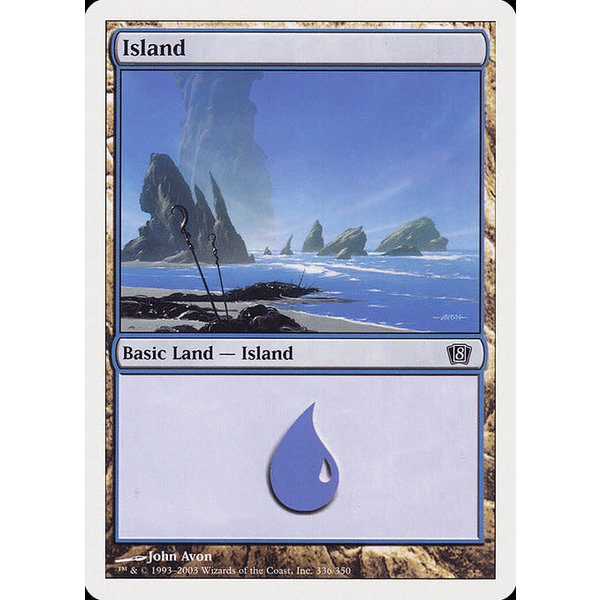 Magic: The Gathering Island (336) Lightly Played