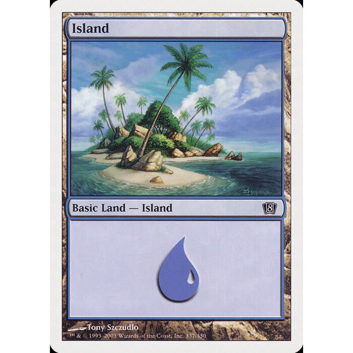 Magic: The Gathering Island (337) Lightly Played