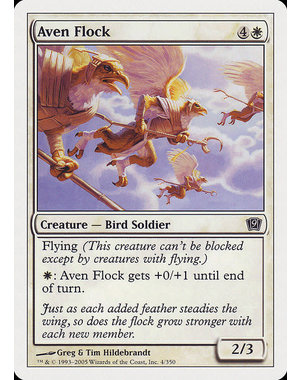 Magic: The Gathering Aven Flock (004) Lightly Played