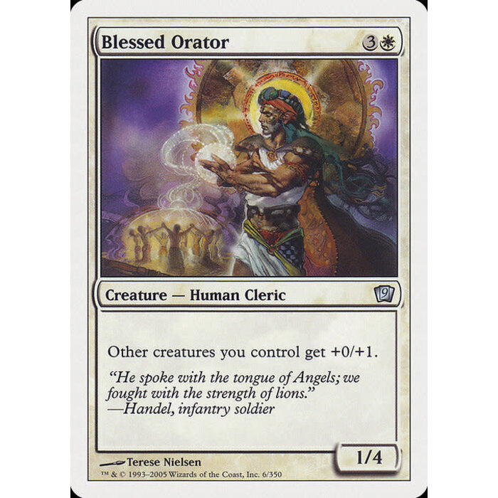 Magic: The Gathering Blessed Orator (006) Lightly Played Foil