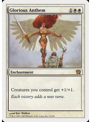 Magic: The Gathering Glorious Anthem (016) Moderately Played