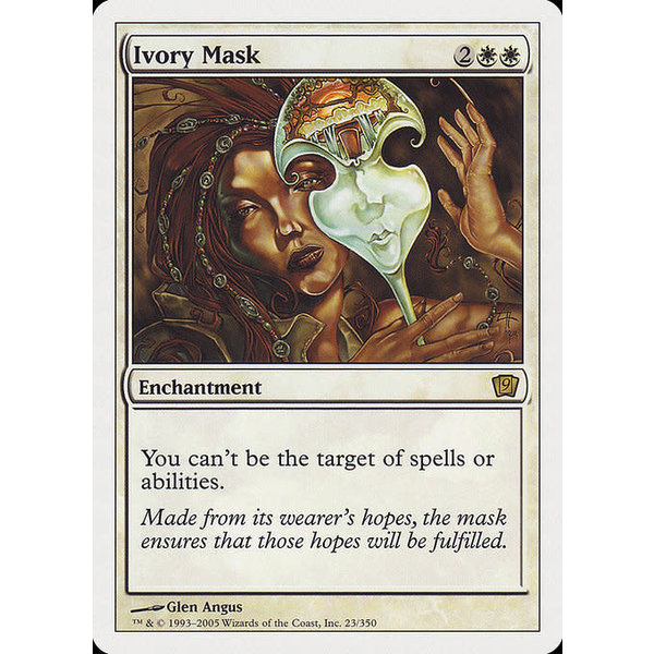 Magic: The Gathering Ivory Mask (023) Moderately Played