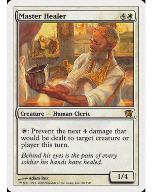 Magic: The Gathering Master Healer (028) Lightly Played