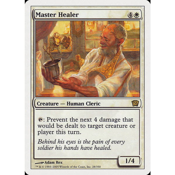 Magic: The Gathering Master Healer (028) Lightly Played