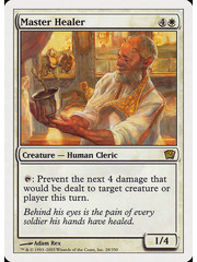 Magic: The Gathering Master Healer (028) Moderately Played