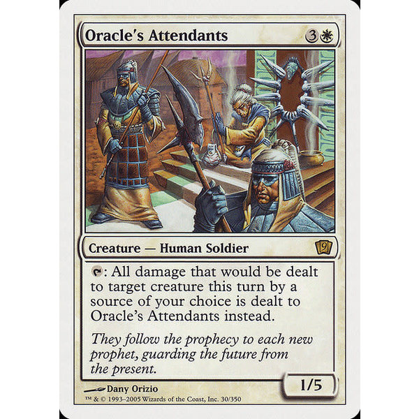 Magic: The Gathering Oracle's Attendants (030) Moderately Played