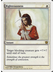 Magic: The Gathering Righteousness (036) Moderately Played