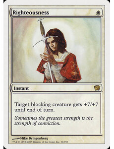 Magic: The Gathering Righteousness (036) Moderately Played