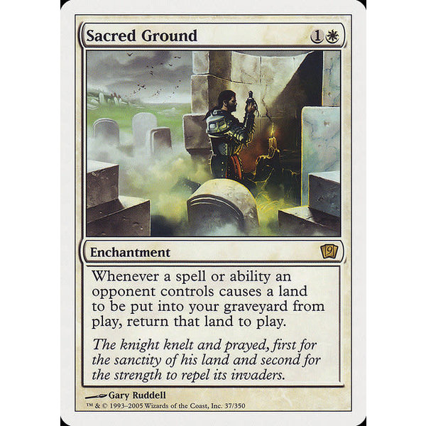 Magic: The Gathering Sacred Ground (037) Lightly Played