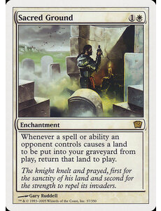 Magic: The Gathering Sacred Ground (037) Heavily Played