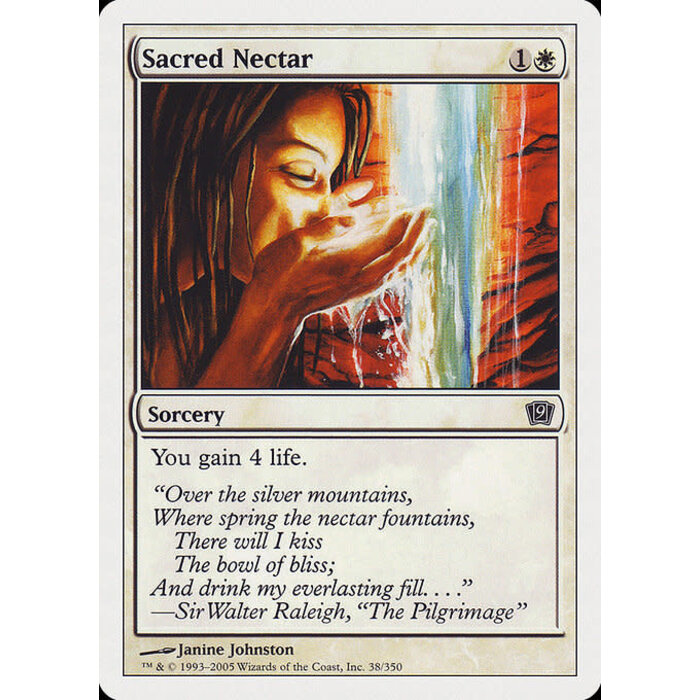 Magic: The Gathering Sacred Nectar (038) Moderately Played