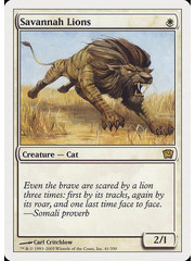 Magic: The Gathering Savannah Lions (041) Lightly Played