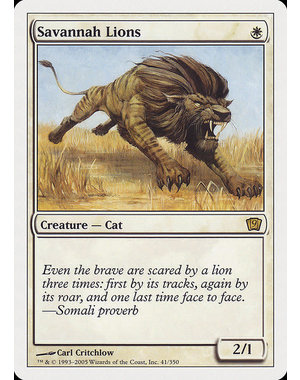 Magic: The Gathering Savannah Lions (041) Lightly Played