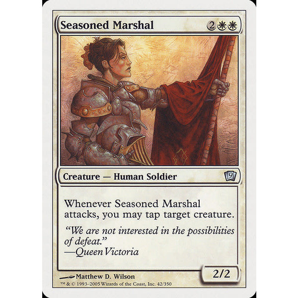 Magic: The Gathering Seasoned Marshal (042) Lightly Played