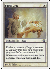 Magic: The Gathering Spirit Link (047) Heavily Played