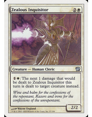 Magic: The Gathering Zealous Inquisitor (057) Lightly Played