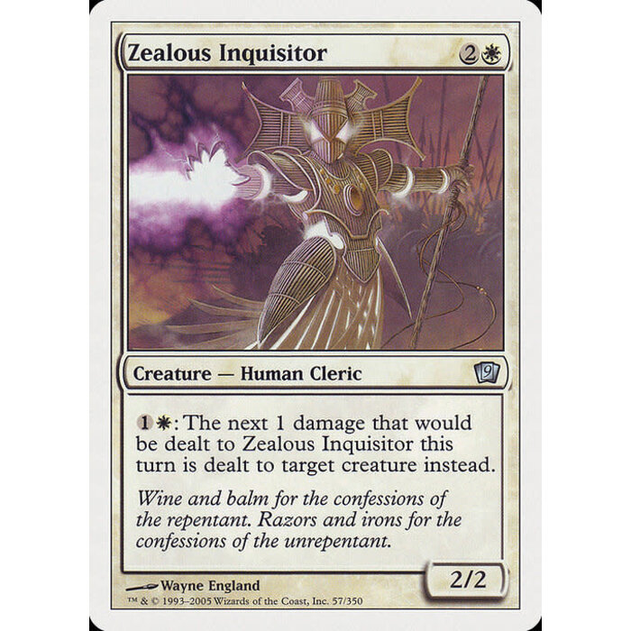 Magic: The Gathering Zealous Inquisitor (057) Lightly Played