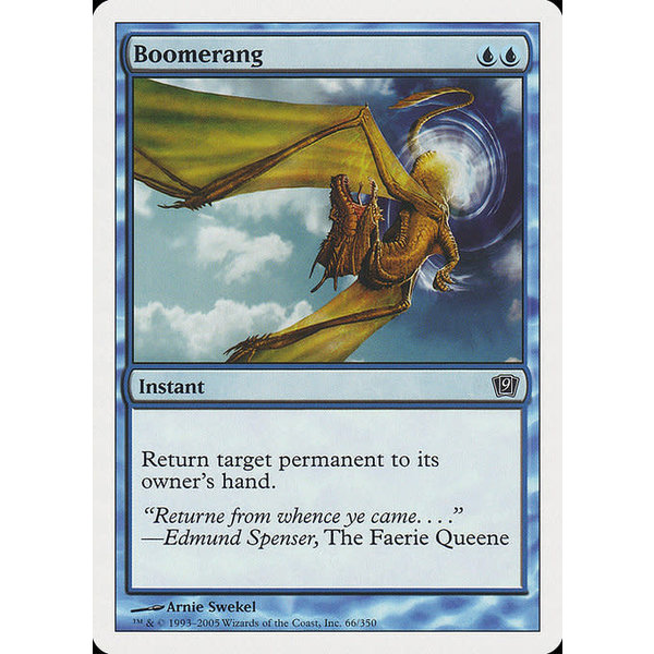 Magic: The Gathering Boomerang (066) Moderately Played