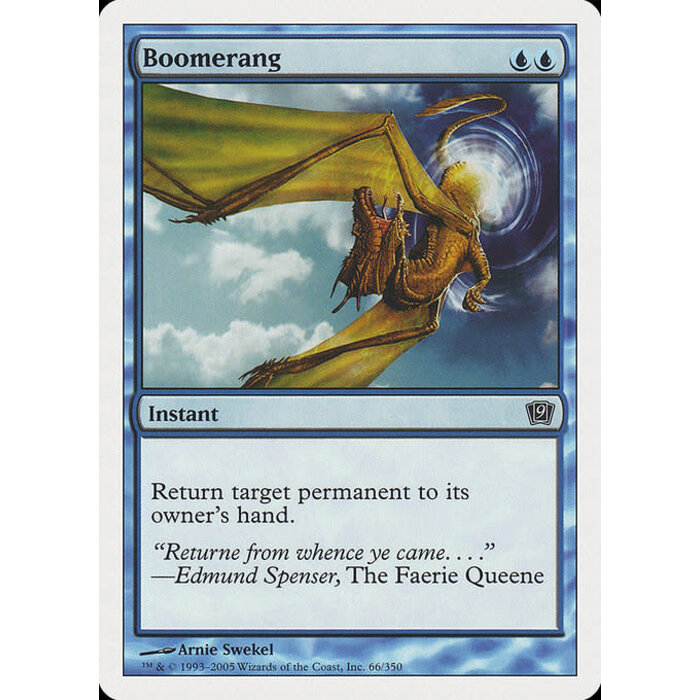 Magic: The Gathering Boomerang (066) Moderately Played