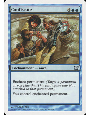 Magic: The Gathering Confiscate (068) Moderately Played