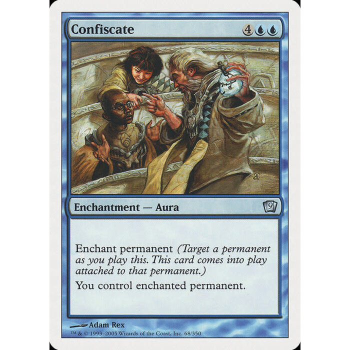 Magic: The Gathering Confiscate (068) Moderately Played