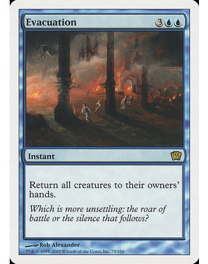 Magic: The Gathering Evacuation (075) Moderately Played