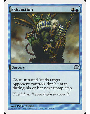 Magic: The Gathering Exhaustion (076) Heavily Played