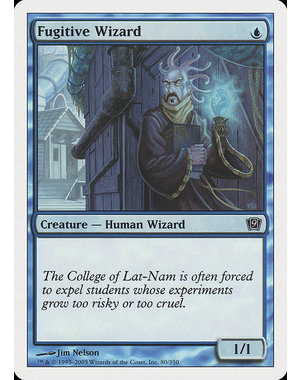 Magic: The Gathering Fugitive Wizard (080) Lightly Played