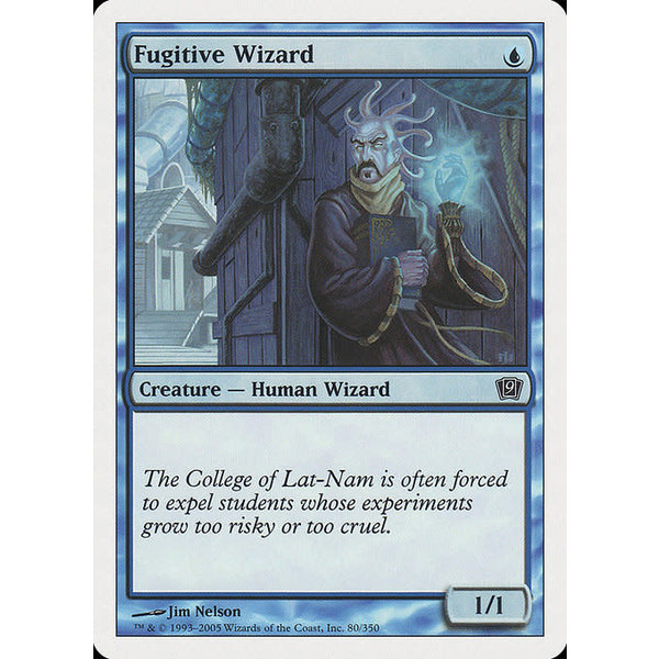 Magic: The Gathering Fugitive Wizard (080) Lightly Played