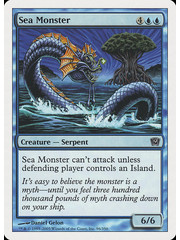 Magic: The Gathering Sea Monster (096) Lightly Played
