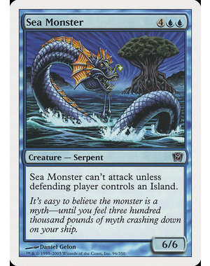 Magic: The Gathering Sea Monster (096) Lightly Played