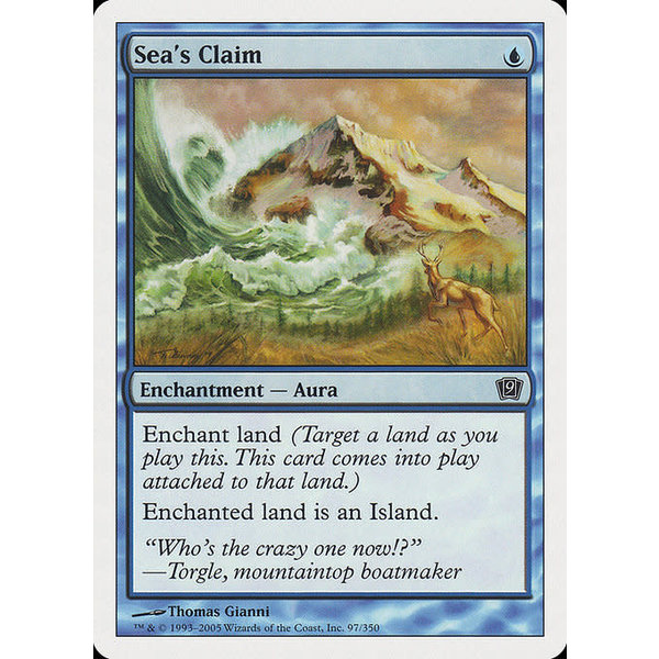 Magic: The Gathering Sea's Claim (097) Lightly Played