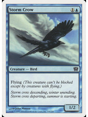 Magic: The Gathering Storm Crow (100) Moderately Played Foil