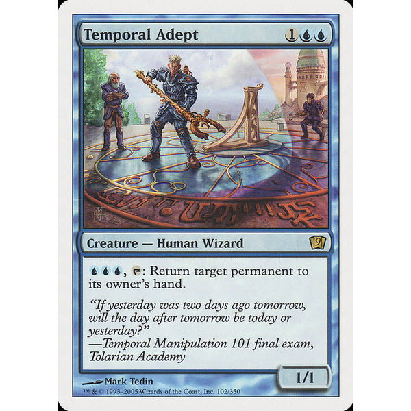 Magic: The Gathering Temporal Adept (102) Heavily Played