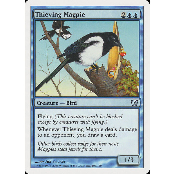 Magic: The Gathering Thieving Magpie (103) Heavily Played