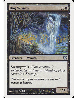 Magic: The Gathering Bog Wraith (117) Lightly Played Foil