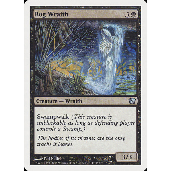 Magic: The Gathering Bog Wraith (117) Lightly Played Foil