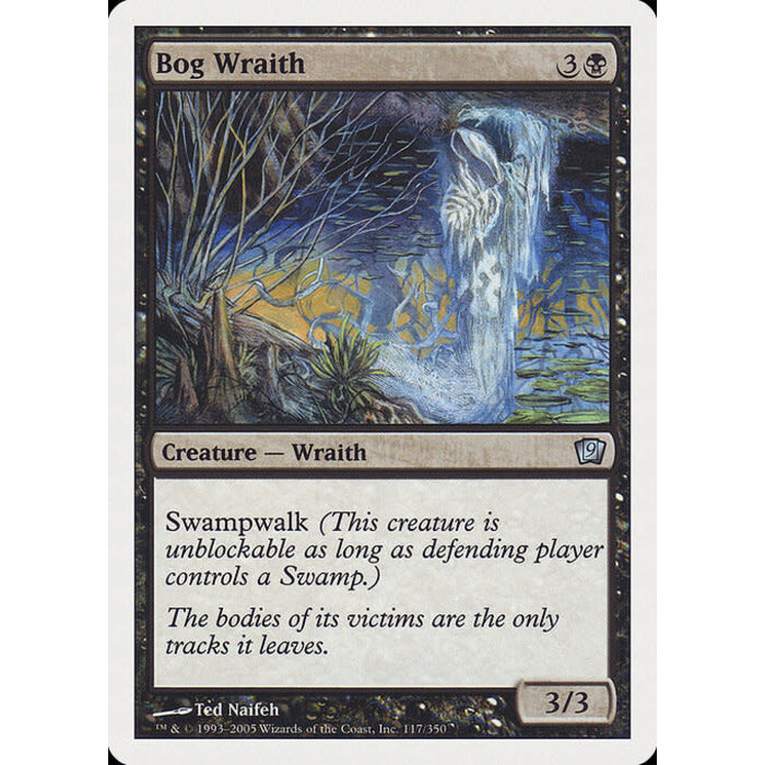 Magic: The Gathering Bog Wraith (117) Lightly Played Foil