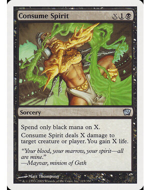 Magic: The Gathering Consume Spirit (119) Lightly Played