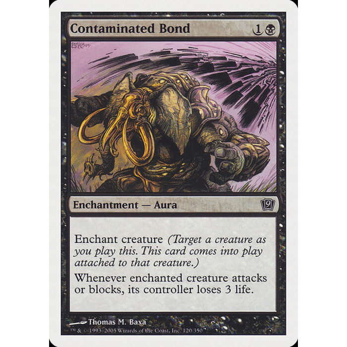 Magic: The Gathering Contaminated Bond (120) Damaged Foil