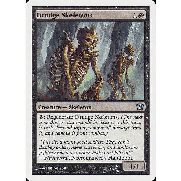 Magic: The Gathering Drudge Skeletons (126) Lightly Played