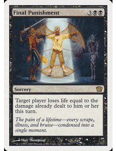 Magic: The Gathering Final Punishment (131) Moderately Played