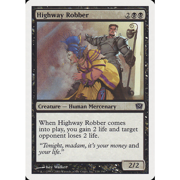 Magic: The Gathering Highway Robber (138) Lightly Played Foil