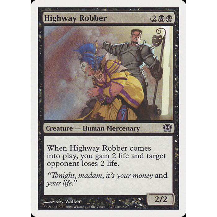 Magic: The Gathering Highway Robber (138) Lightly Played Foil