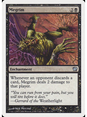 Magic: The Gathering Megrim (144) Moderately Played