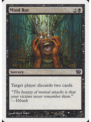 Magic: The Gathering Mind Rot (145) Moderately Played Foil