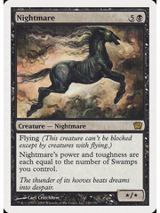 Magic: The Gathering Nightmare (150) Damaged