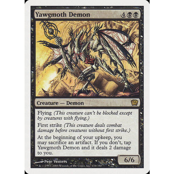 Magic: The Gathering Yawgmoth Demon (170) Heavily Played